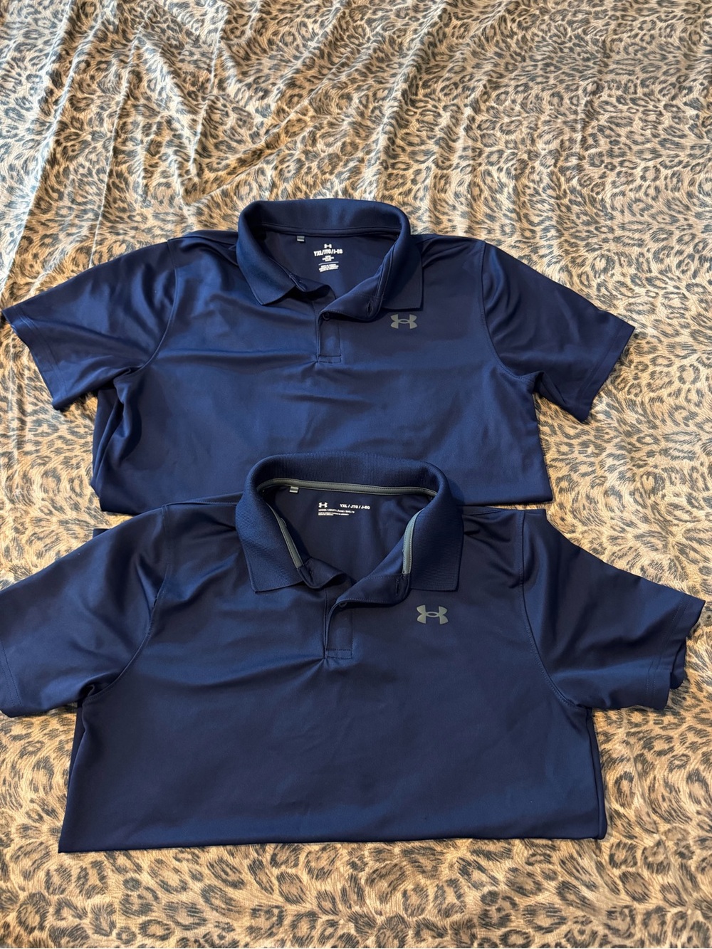 Under Armour Boys' Navy Blue Performance Polo - Short Sleeve